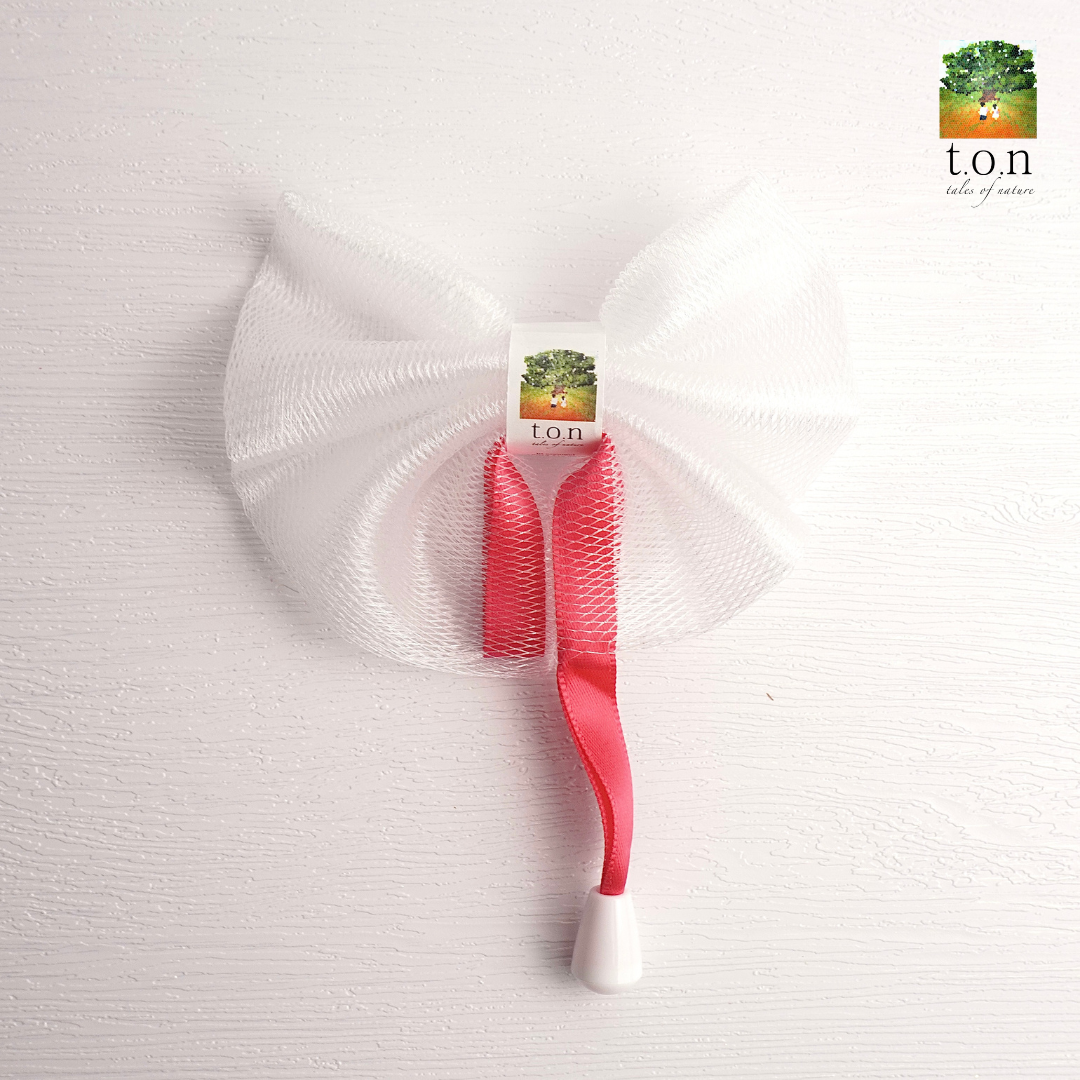 Soap Bar Bubble Enhancer Bag/ Netting - Promote extra smooth lather & bubbly foam from soap bar - Random Color