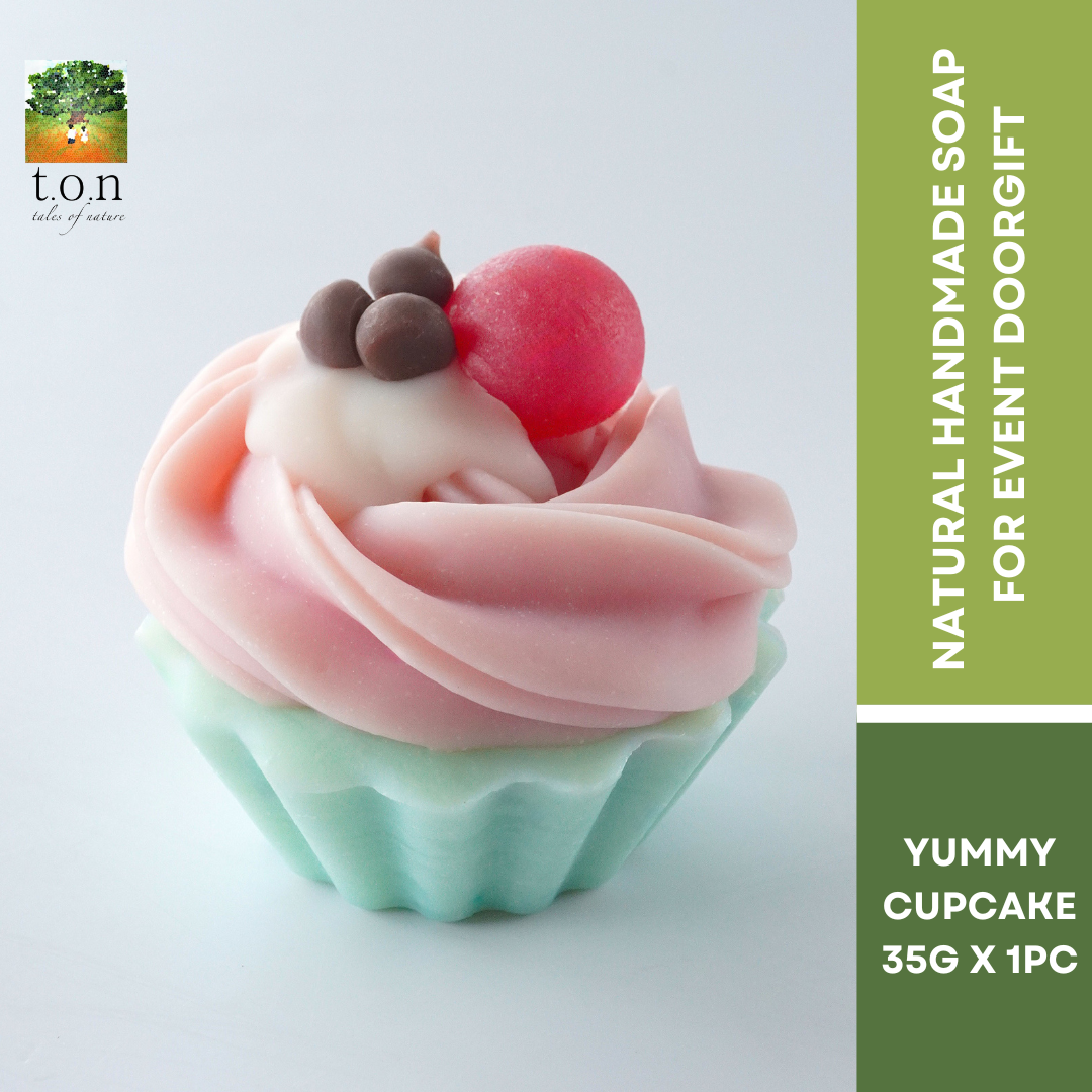t.o.n Handmade Yummy Looking Cupcake Soap (35g x 1PC)