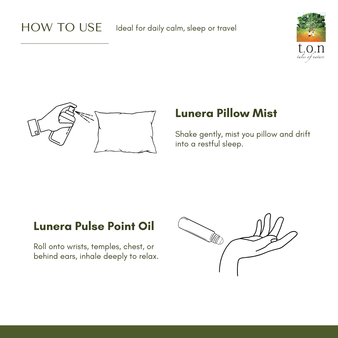 t.o.n LUNERA Pillow Mist – Deep Sleep Spray | Natural Lavender Aromatherapy | Pillow & Linen Spray