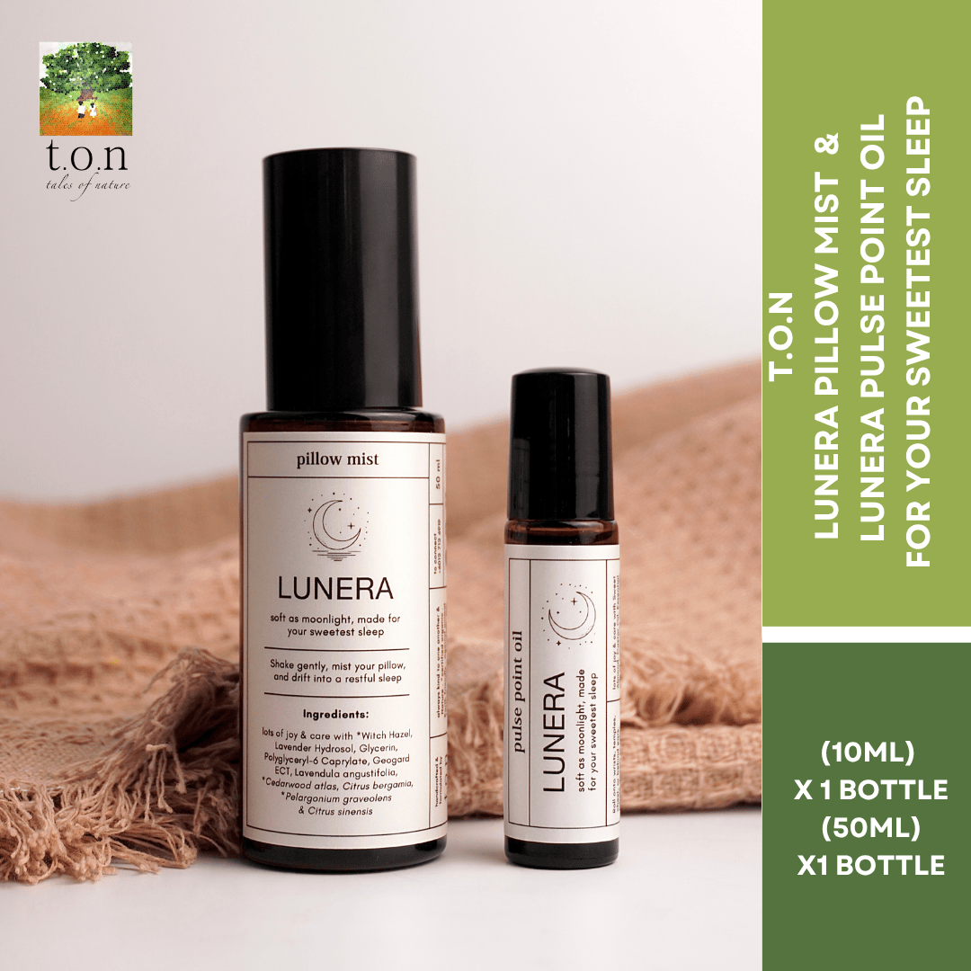 t.o.n LUNERA Pillow Mist – Deep Sleep Spray | Natural Lavender Aromatherapy | Pillow & Linen Spray