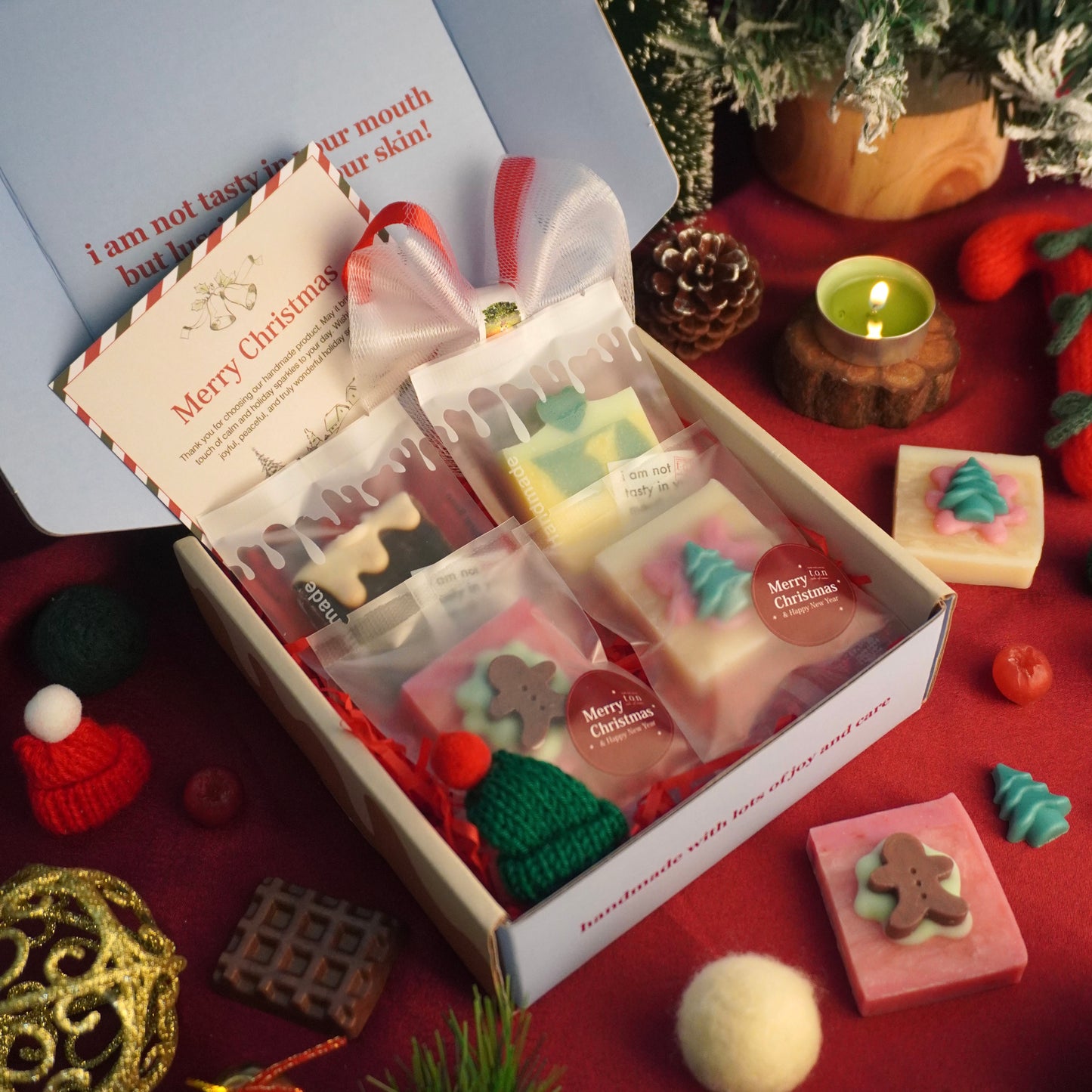 t.o.n Handmade Natural Soap Premium Giftset (Christmas Edition x 1 SET)