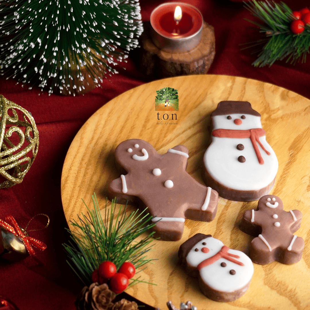 t.o.n Handmade Christmas Edition Gingerbread Man / Snowman Soap ( 14g/36g x 1PC )
