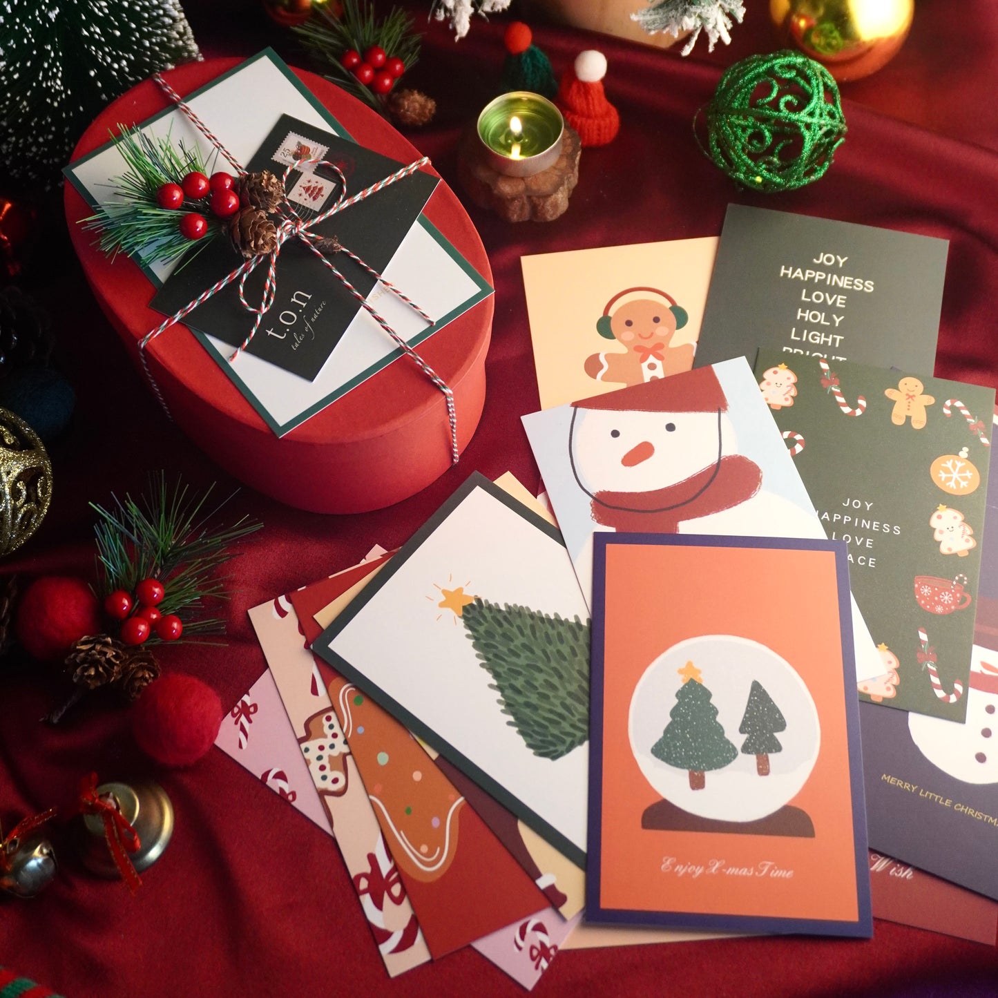 t.o.n Christmas Premium Oval Giftset (Limited Edition) Christmas Gift / Gifting ( x 1 Set)