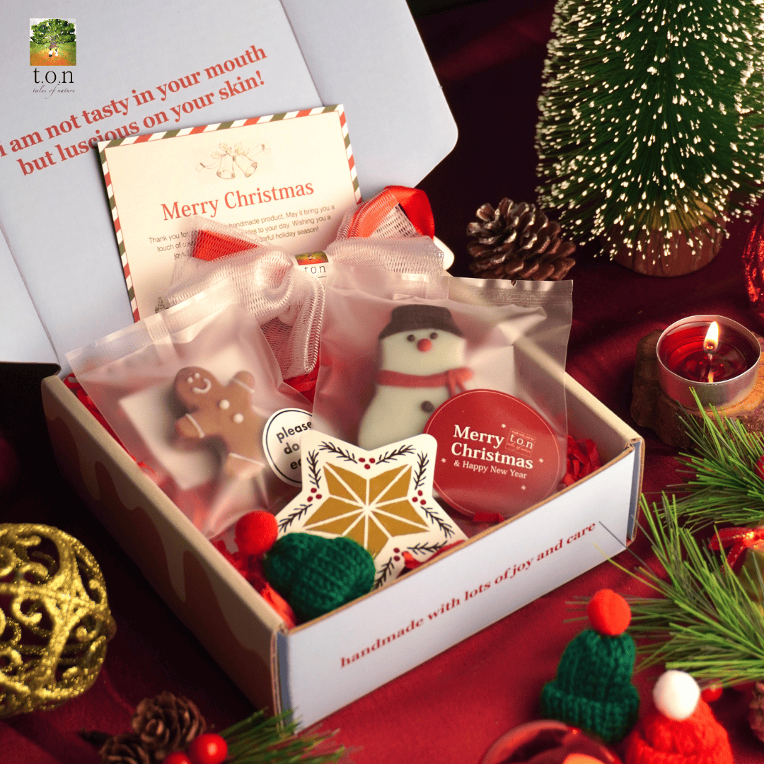 t.o.n Handmade Natural Soap Premium Giftset (Christmas Edition x 1 SET)
