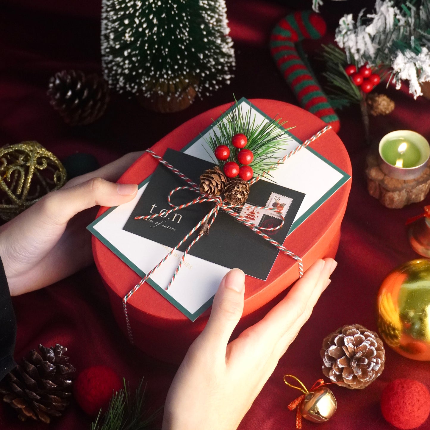 t.o.n Christmas Premium Oval Giftset (Limited Edition) Christmas Gift / Gifting ( x 1 Set)