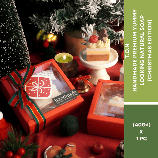 t.o.n Handmade Premium Yummy Soap Christmas Edition (40g x 1pc)