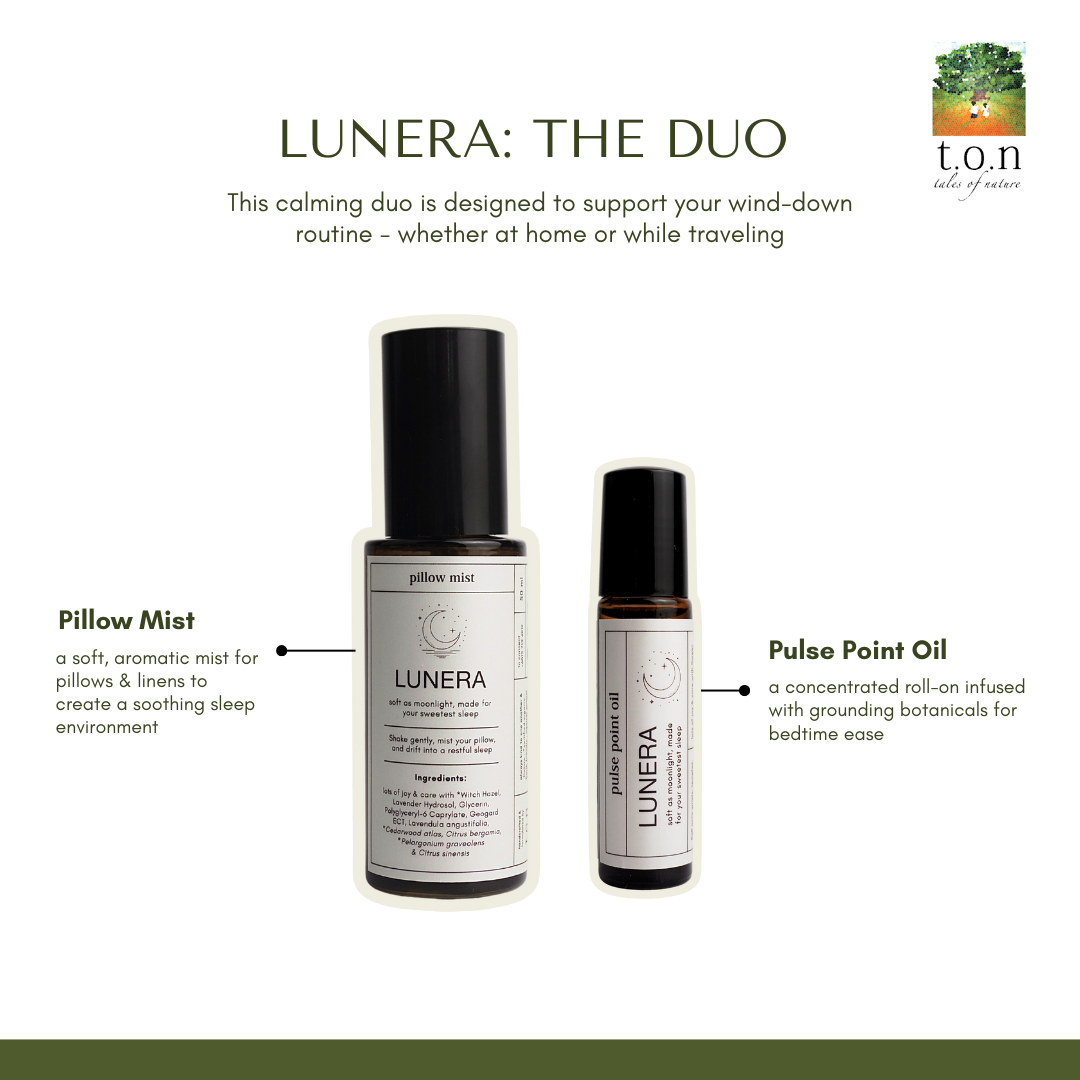 t.o.n LUNERA Pillow Mist – Deep Sleep Spray | Natural Lavender Aromatherapy | Pillow & Linen Spray