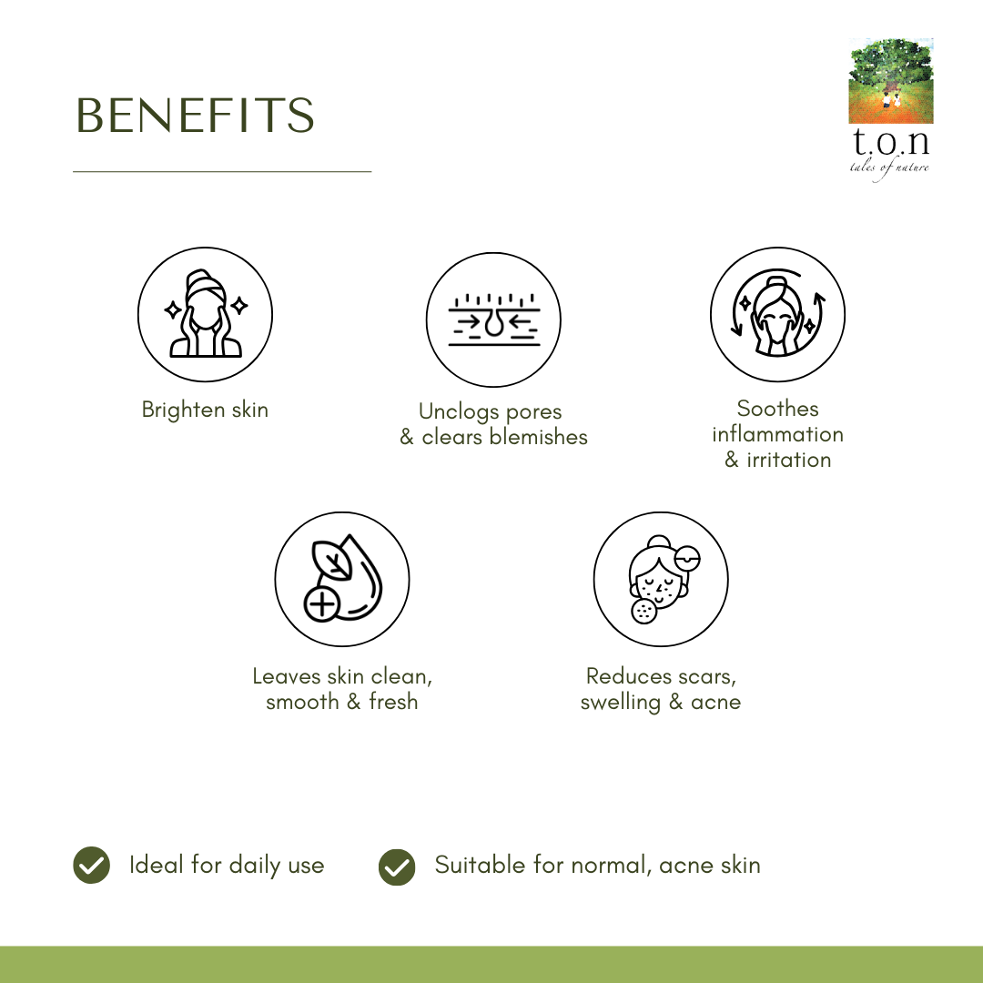 t.o.n Organic Cucumber Soap with Lemon & Premium Peppermint (90g)