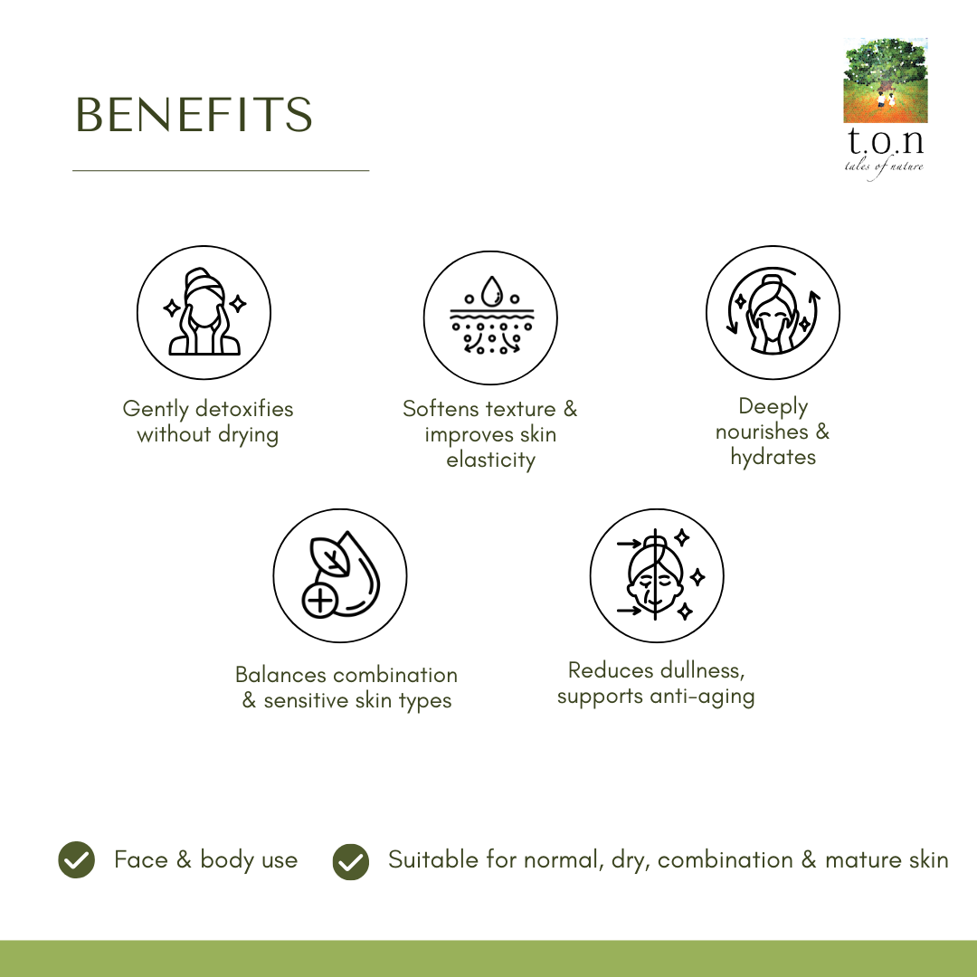 t.o.n Organic Luxurious Oils with Rose Geranium & Cedarwood Soap