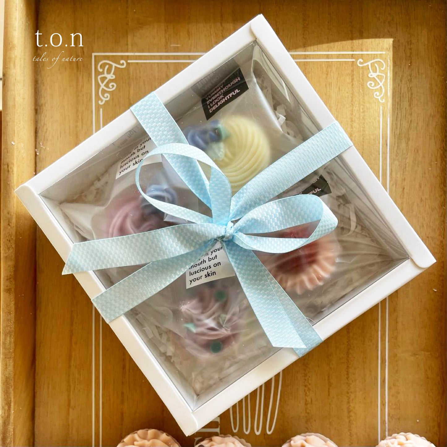 HANDMADE YUMMY Gift Set -  Variety of Colourful Design/ Dessert/ Candies/ Cookies - Free Soap Bag