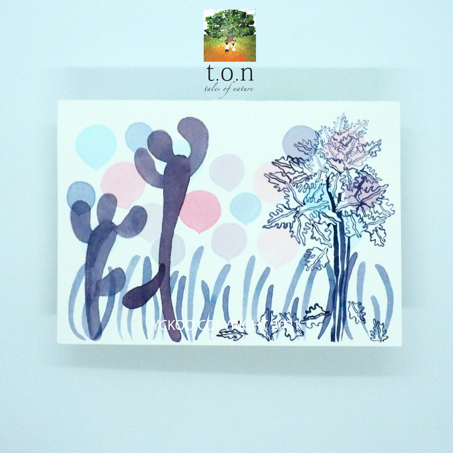 Handpainted Watercolor Cards - Greeting/ Thank you/ Birthday/ Gift Cards/ Handmade Cards - Custom Handwriting 300gsm