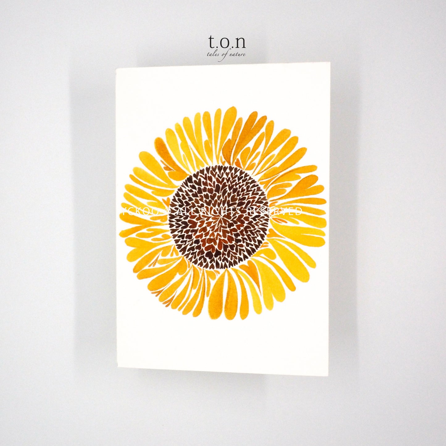 Handpainted Watercolor Cards - Greeting/ Thank you/ Birthday/ Gift Cards/ Handmade Cards - Custom Handwriting 300gsm