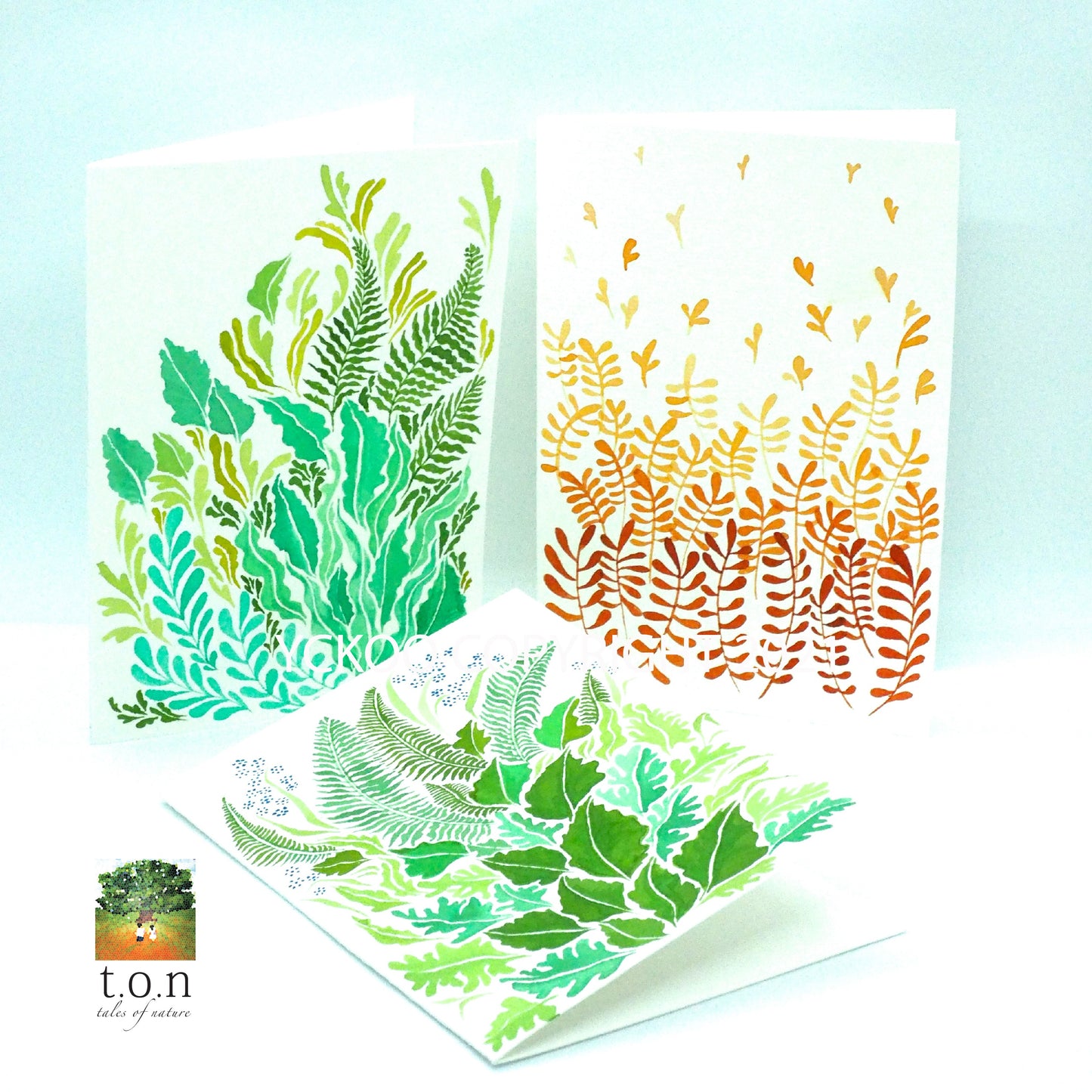 Handpainted Watercolor Cards - Greeting/ Thank you/ Birthday/ Gift Cards/ Handmade Cards - Custom Handwriting 300gsm