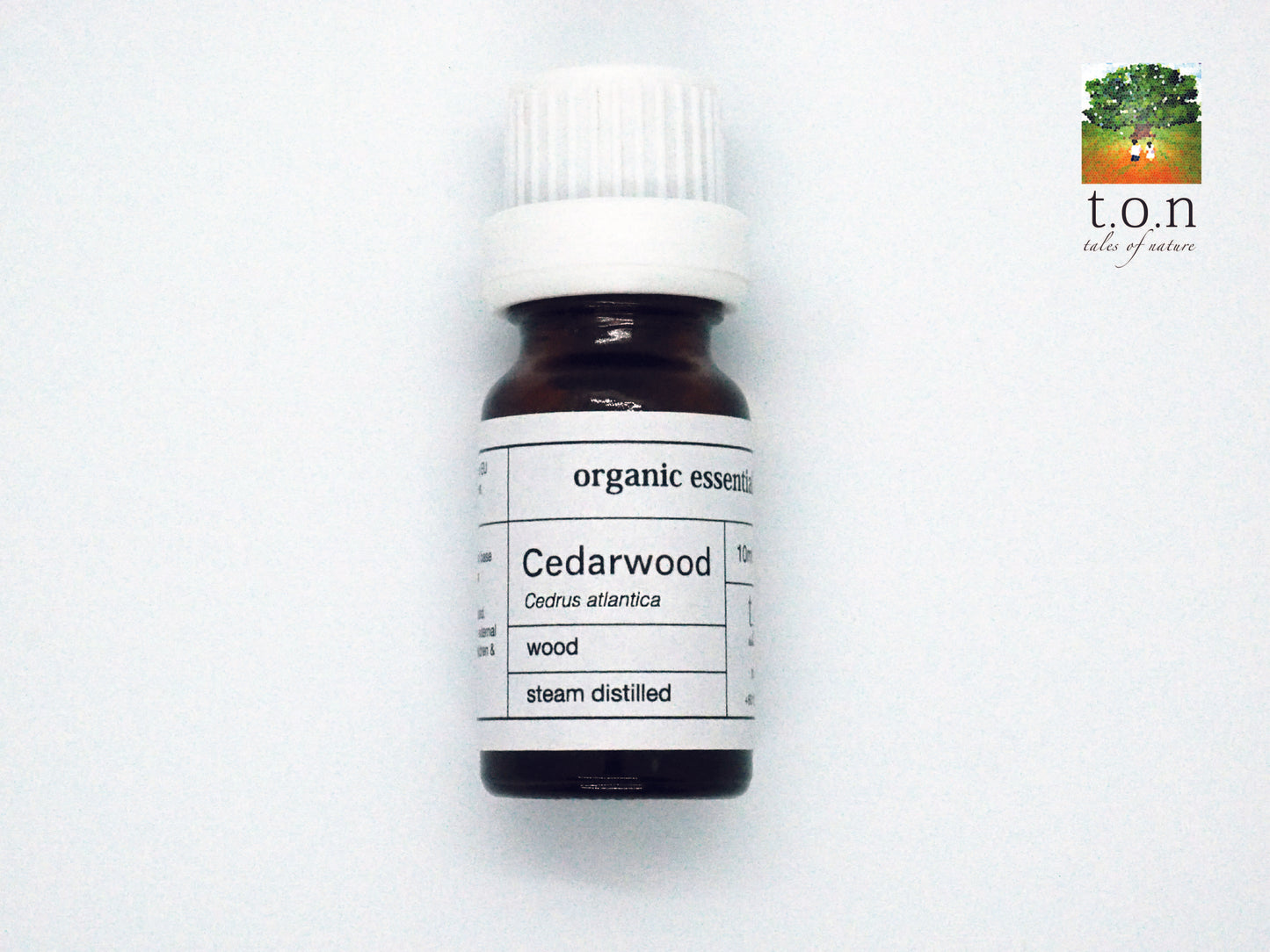 Certified Organic Therapeutic Grade Pure Cedarwood Essential Oil - Cedrus atlantica 10ml