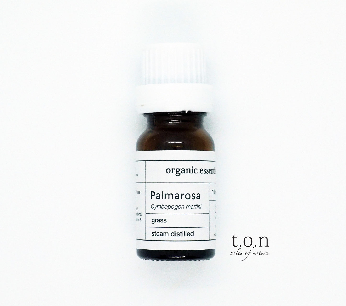 Certified Organic Therapeutic Grade Pure Palmarosa Essential Oil - Cymbopogon martini 10ml